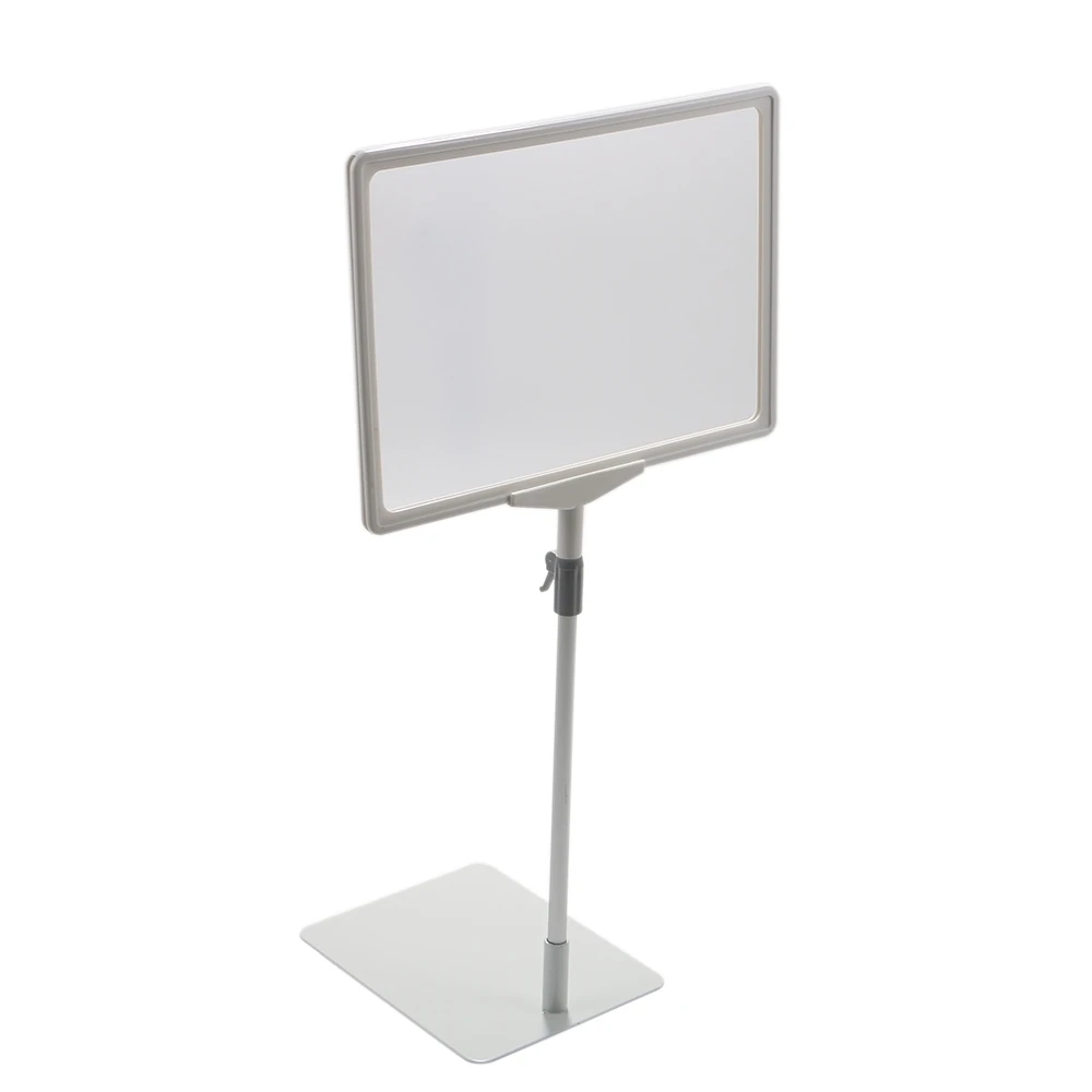 A4 Frame White Pop Poster Price Label Holder Promotion Poster Floor Stand Table Advertising Rack Desk Sign Display Stand image 4