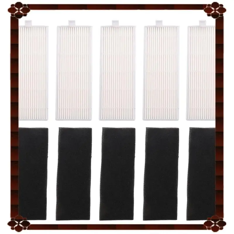 

24-часовая доставка, новинка, 5 шт., губка + 5 шт. Hepa-фильтр для замены робота-пылесоса Chuwi Ilife A4