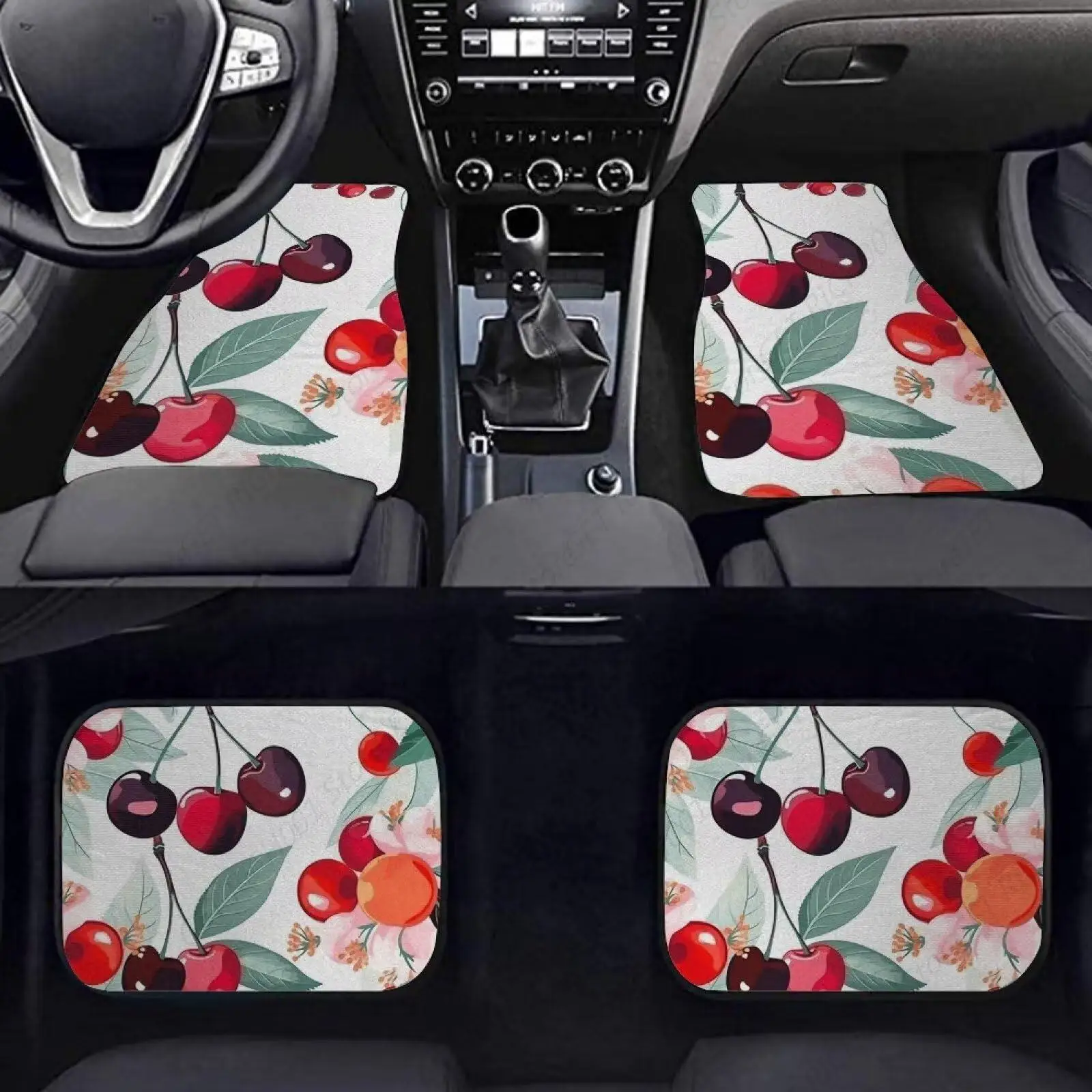 

Alfombrillas Para El Suelo L Coche Cereza Roja, Alfombrillas Universales Para Los Pies L Coche, Juego 4 Piezas, Alfombrilla Pa