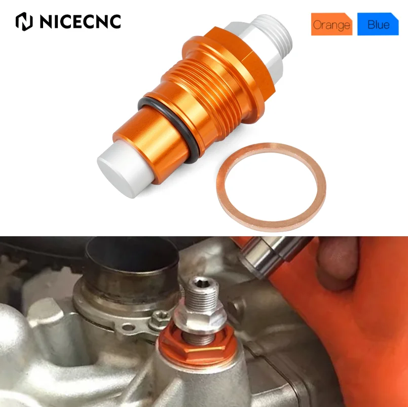 

NICECNC For KTM EXCF 250 350 2023 EXCF XC SXF 250 2007-2022 350 2011-2022 Motorcycle Engine Timing Cam Chain Tensioner Adjuster