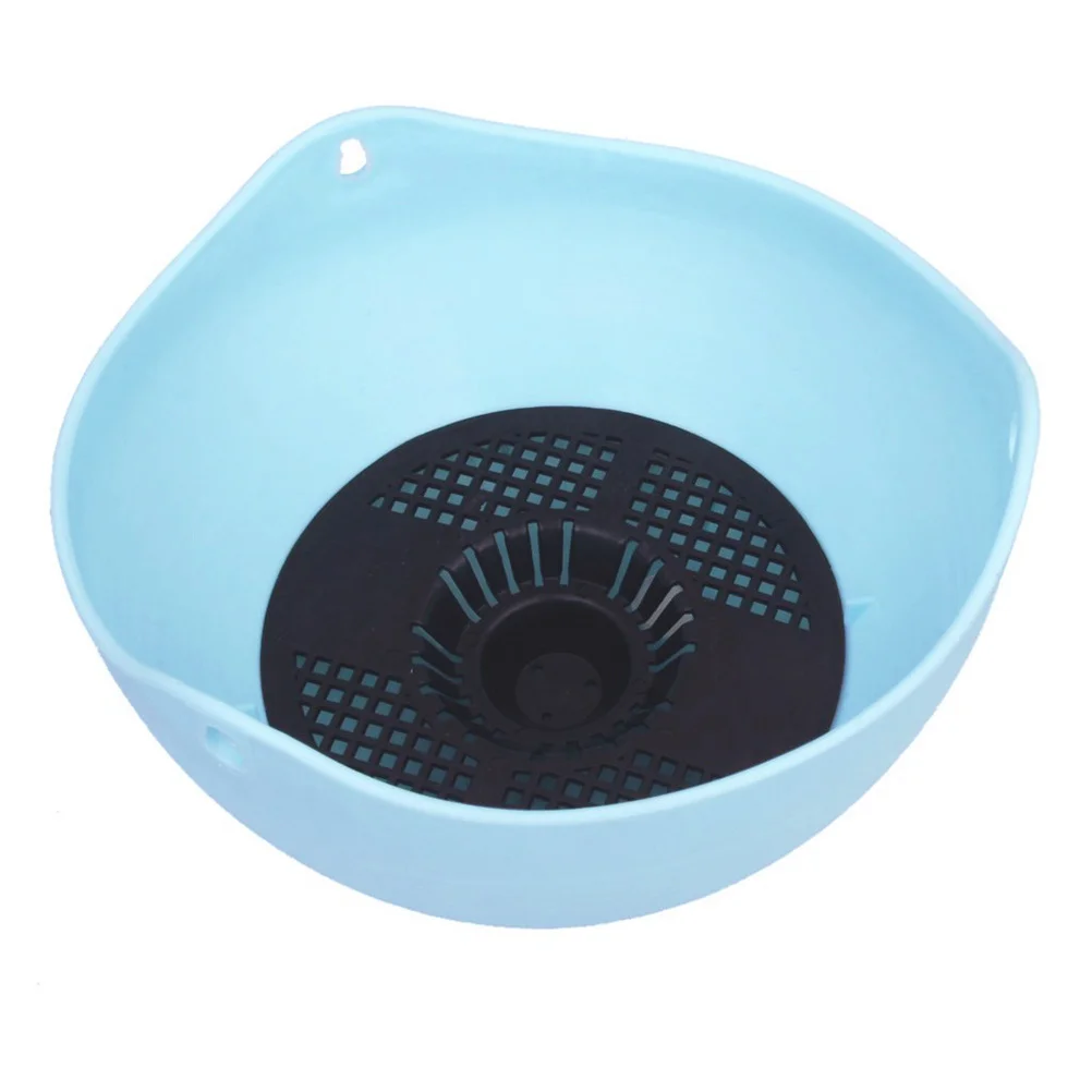 

Sky Blue Flower Pot Hanging Basket Thicken Water Drainage Planter Balcony Space-saving