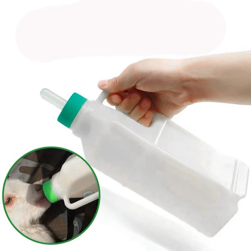 Lamb Milk Bottle 850 Ml Goat Milk Jug Cattle & Sheep Equipment Nipple Waterer Feeding Tool Equipment