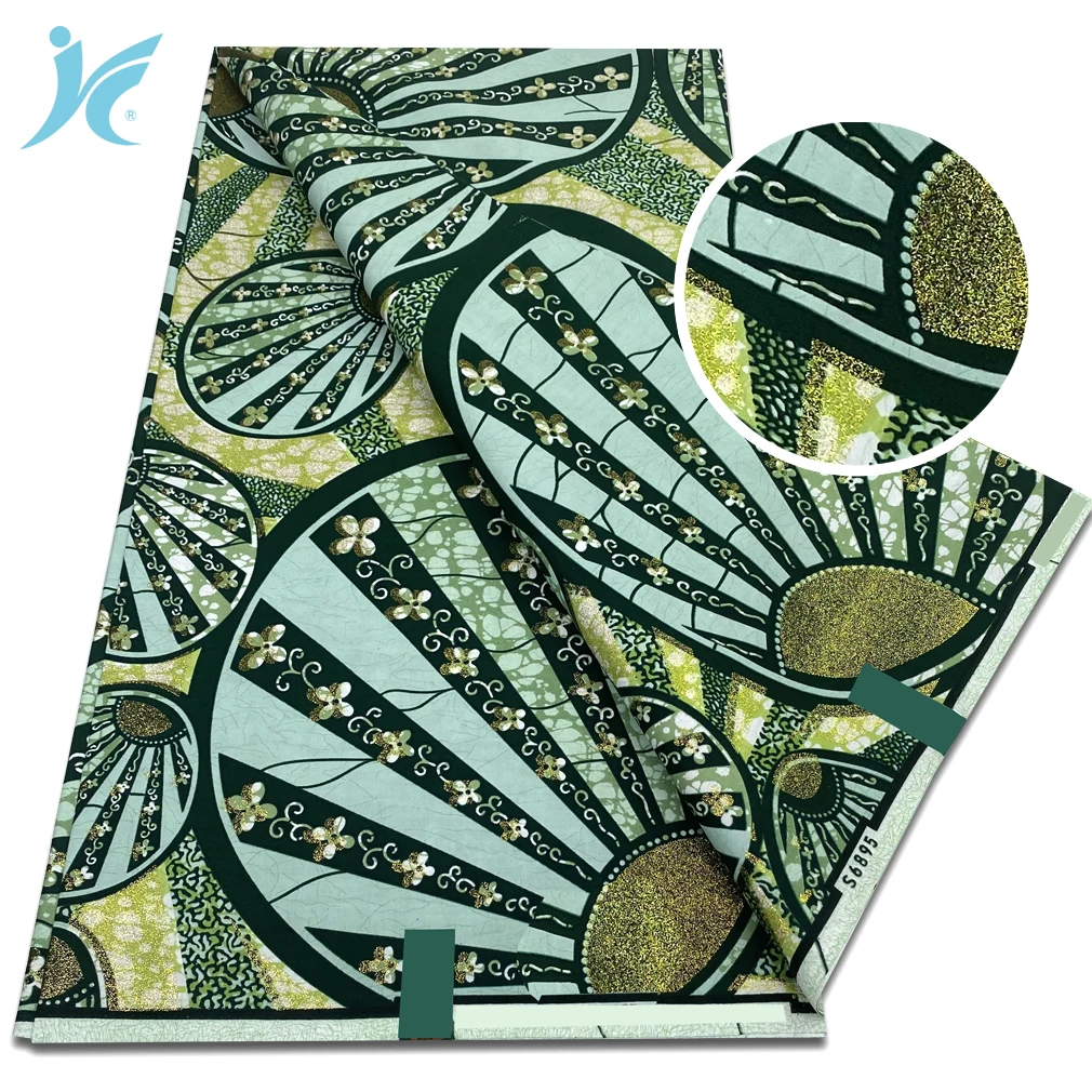 Soft New Glitter Golden Super - African Ankara Print review and price