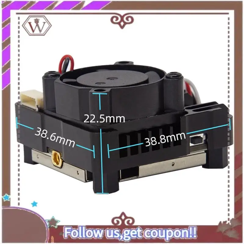 ABBG-TX2501 5G/5.8G 2.5W VTX 56CH FPV جهاز إرسال الفيديو قابل للتعديل FPV VTX 9-26V لطائرة FPV طويلة المدى RC بدون طيار