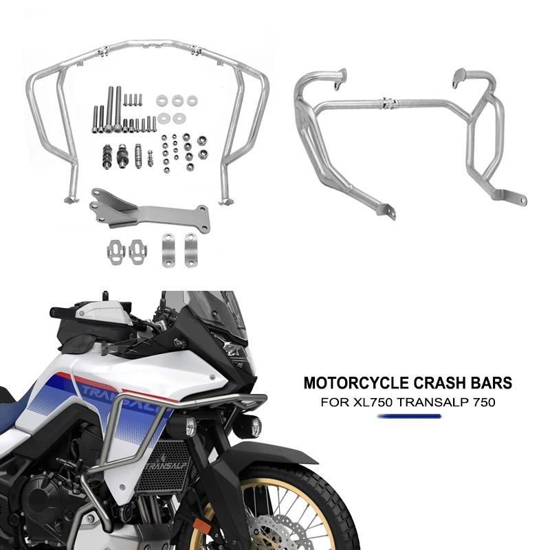 

For Honda XL750 TRANSALP XL 750 Transalp 2023 2024 Motorcycle Accessories Crash Bars Engine guards Protective Frames Bumpers