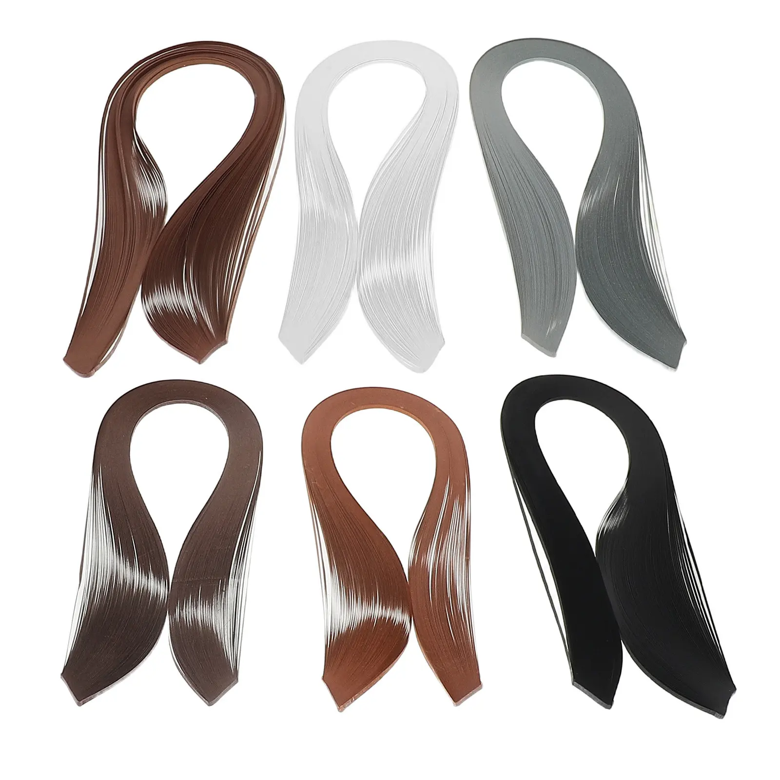 720Pcs Paper Quilling Art Set Single Color Strips 3Mm Width 54Cm Length for DIY Card Making Scrapbooking Craft Supplies