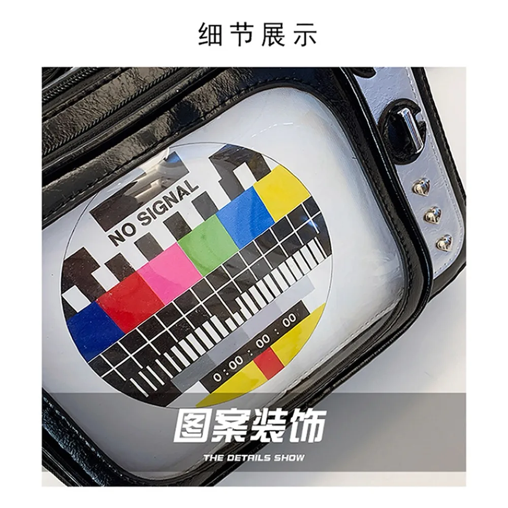 Japanese Style Retro TV Design Women Backpacks Street Leisure Fashion Trend Shopping Sweet Cool Ladies Large Capacity Backpacks