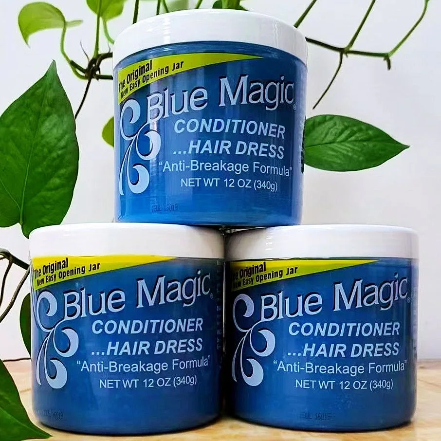 340g Blue Magic Hair Scalp Food Conditioner Anti-breakage and Hoid Hair Dress