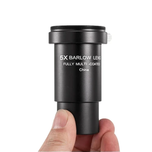 Imagen 2 del producto Todo Metal 5x lente ocular Barlow telescopio astronómico Plosser 1,25 pulgadas/31,7mm teleobjetivo ocular tiempos altos