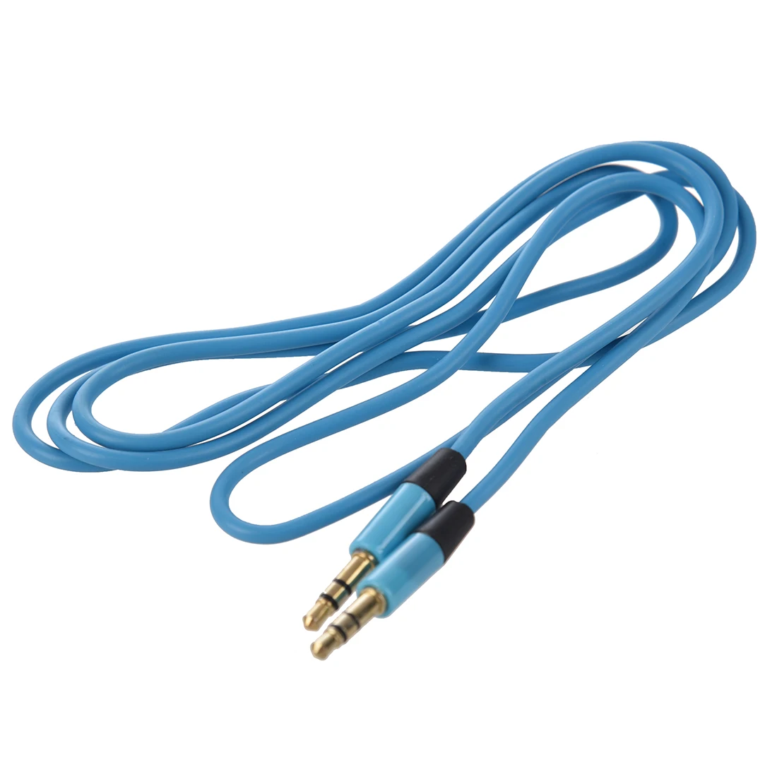 3.5mm Auxiliary Aux Male to Male Stereo Cord Audio Cable for PC for MP3 Car (Blue)