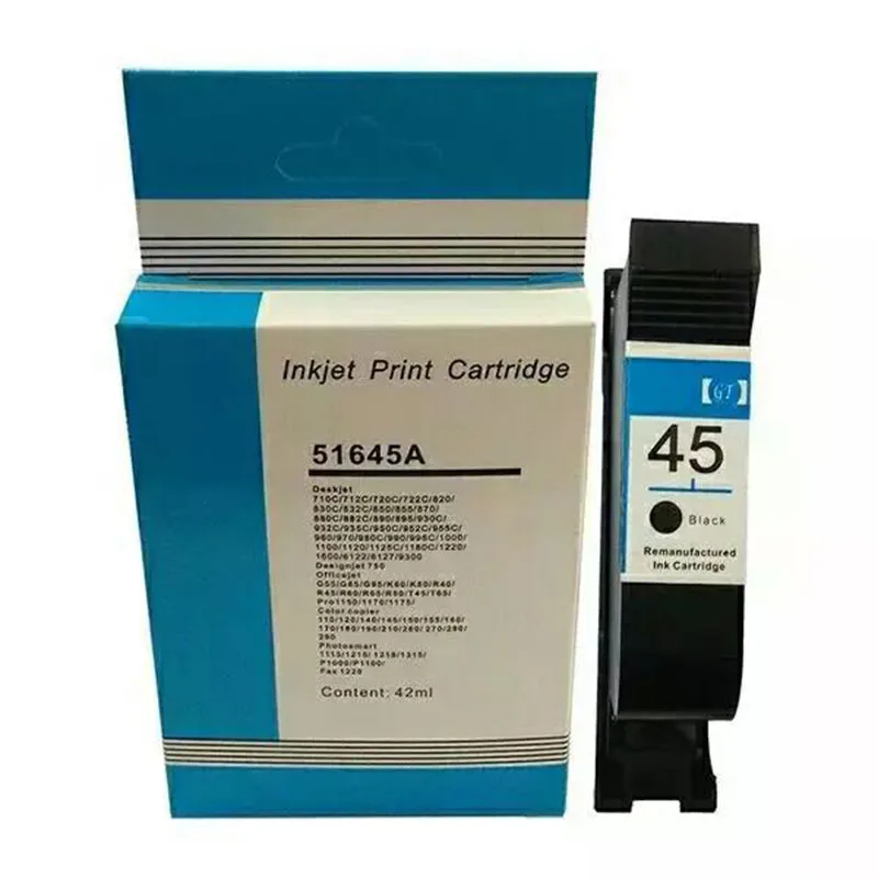 einkshop For HP45 51645A HP 45 Ink Cartridge for HP Deskjet 710C 870CXI 830C 880C 890C 895CXI 930C 950C 1000 1115 1215 1218