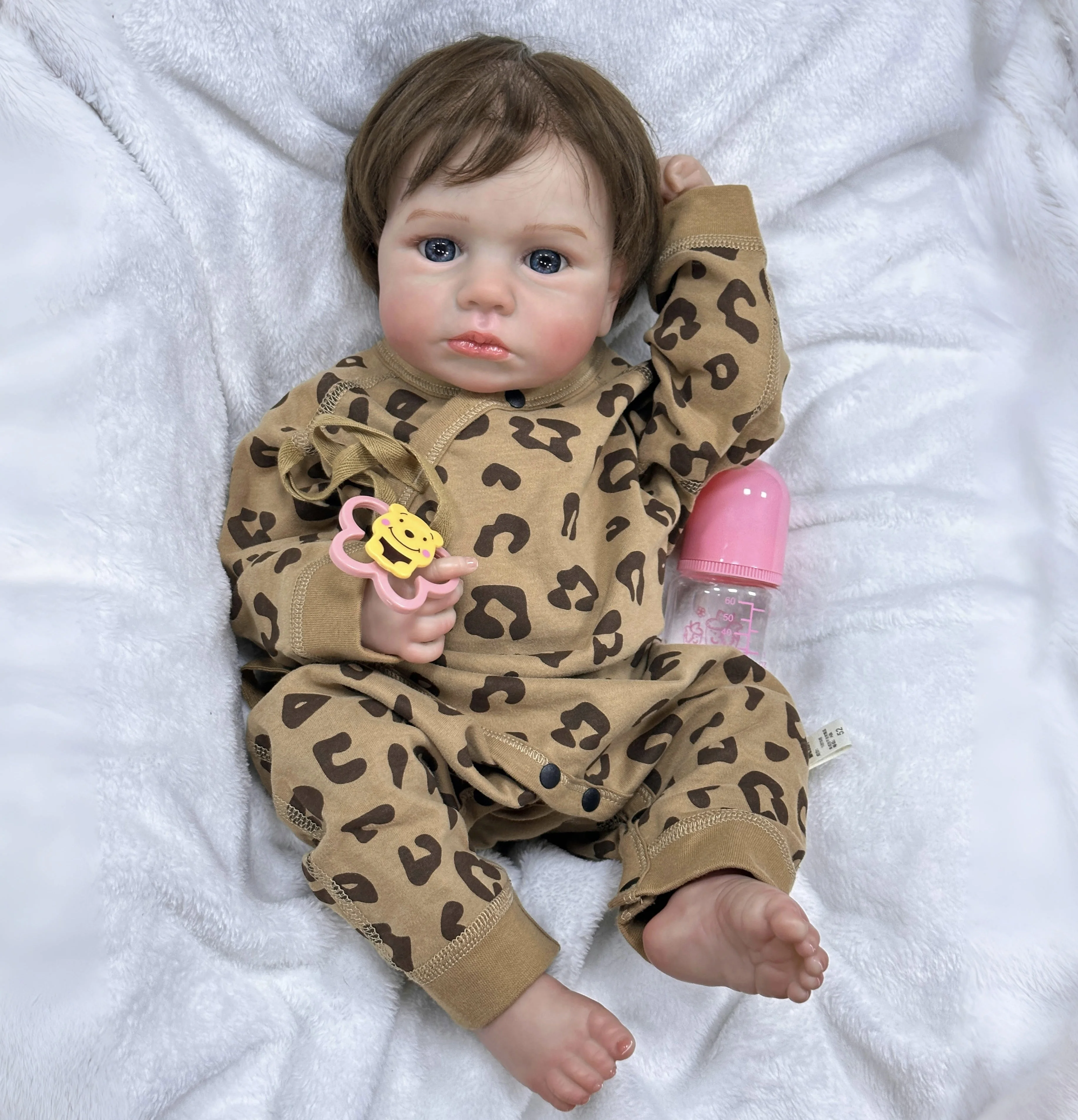 

Cokela 50 см кукла реборн для новорожденных девочек реалистичная настоящая мягкая на ощупь с укорененными волосами ручной работы высокое качество художественная кукла ручной работы