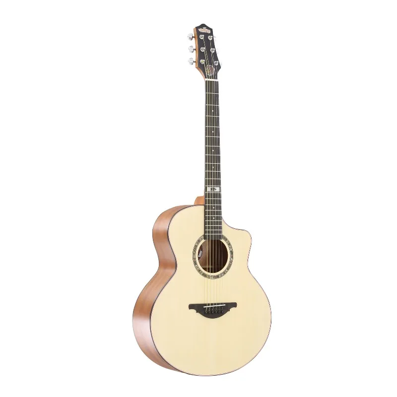 Missing guitar Spruce single J notch open original sound acoustic guitar