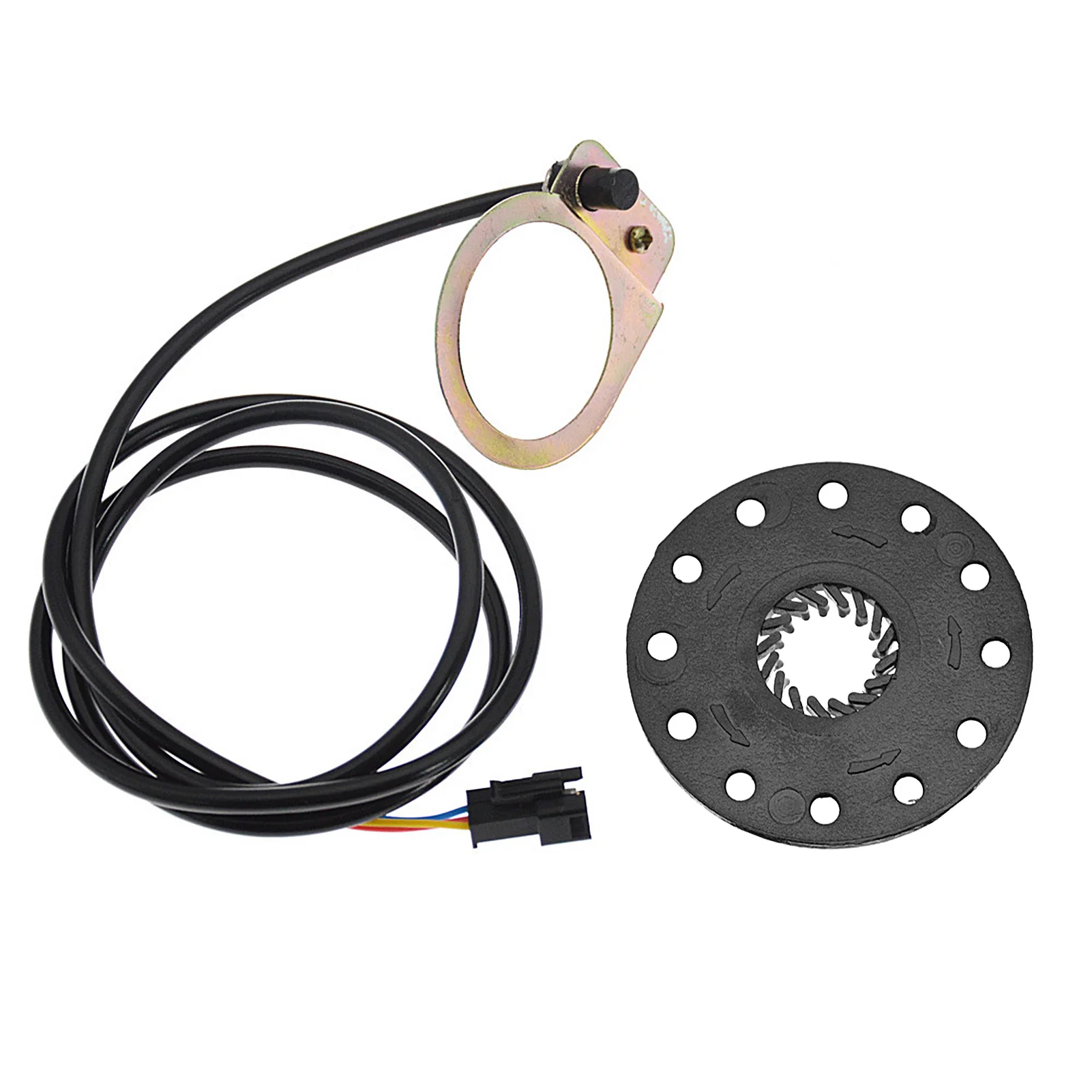 

Electric Bike Power Pedal Assist Sensor E-Bike PAS System Assistant Speed Sensor, Material ABS, Disk Diameter 6.5cm/2.6in,