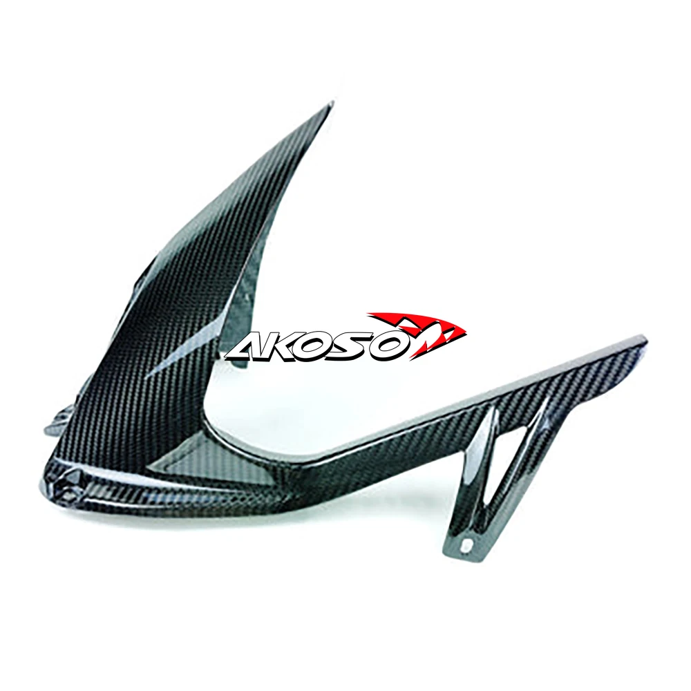 100% Dry Full Carbon Fiber Motorcycle Modified Rear Fender Hugger Mudguard Chain Guard For BMW S1000RR 2009-201/S1000R 2014+