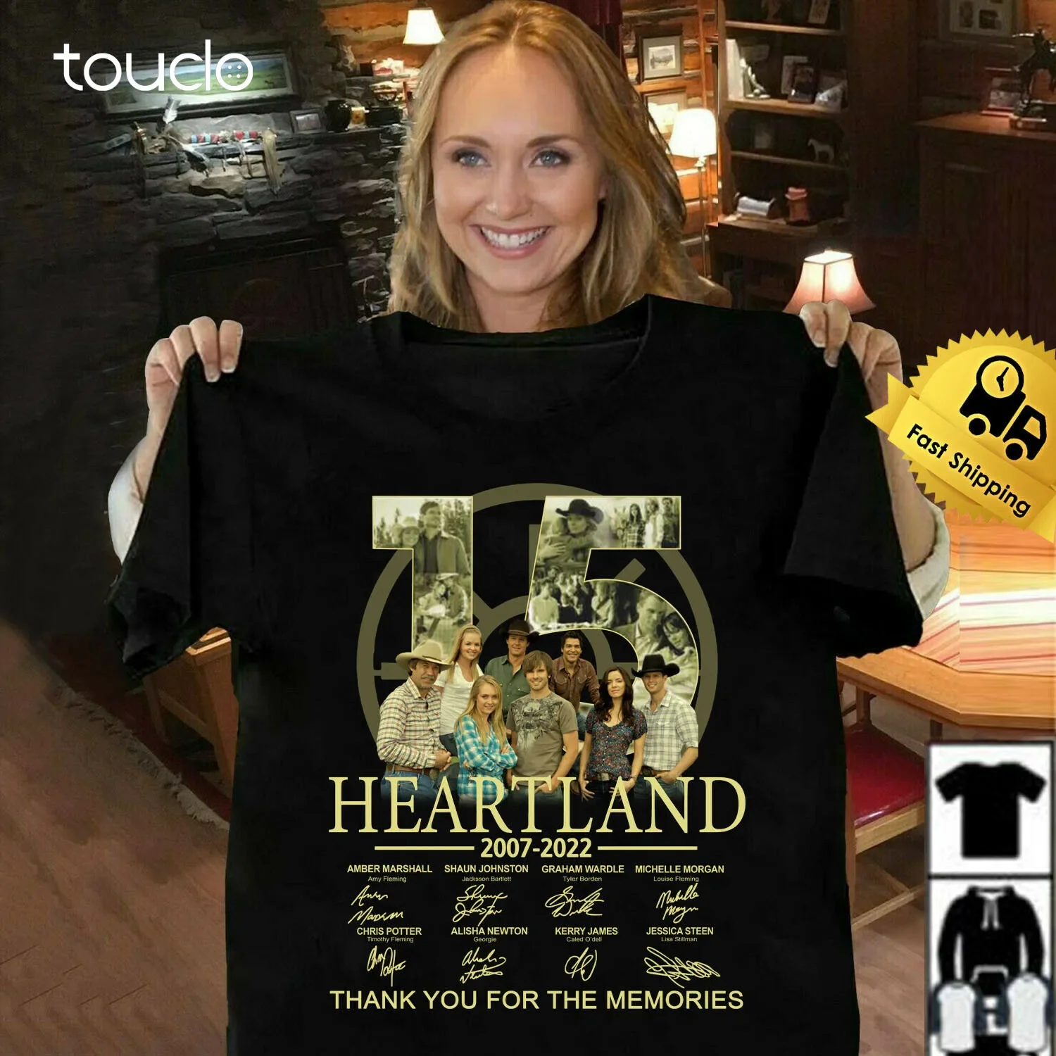 15 Years 2007-2022 Heartland Thank You The Memories Movie Film Tee Shirt Custom Aldult Teen Unisex Digital Printing Tee Shirts