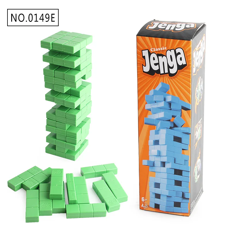 48pc stacked blocks table games Balance Building Blocks Puzzle Board Game jogos stacked blocks for kids party birthday gift