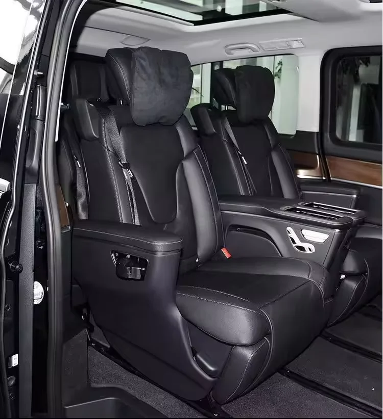 

Новые VIP-сиденья для Toyota Hiace Van Alphard 2025 года с электроприводом, массажем и вентиляцией, из кожи и ткани, для Vito