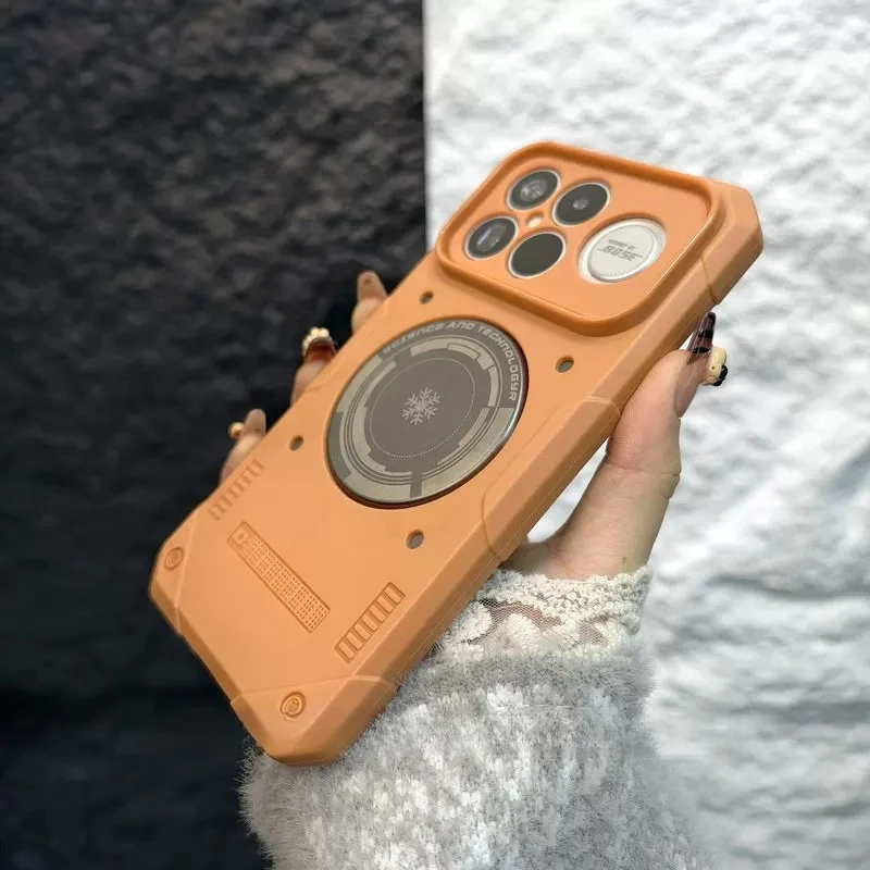 Etui na Poco F8 Ultra Pro, miękkie TPU, magnetyczne, pogrubione, odprowadzające ciepło, odporne na wstrząsy, osłona na telefon Poco F8 Ultra 5G, bumper. — zdjęcie produktu 3