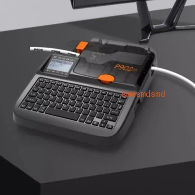 220v Electric P900 Bluetooth Number Tube Printer PVC Sleeve Sticker Automatic Handheld Number Machine