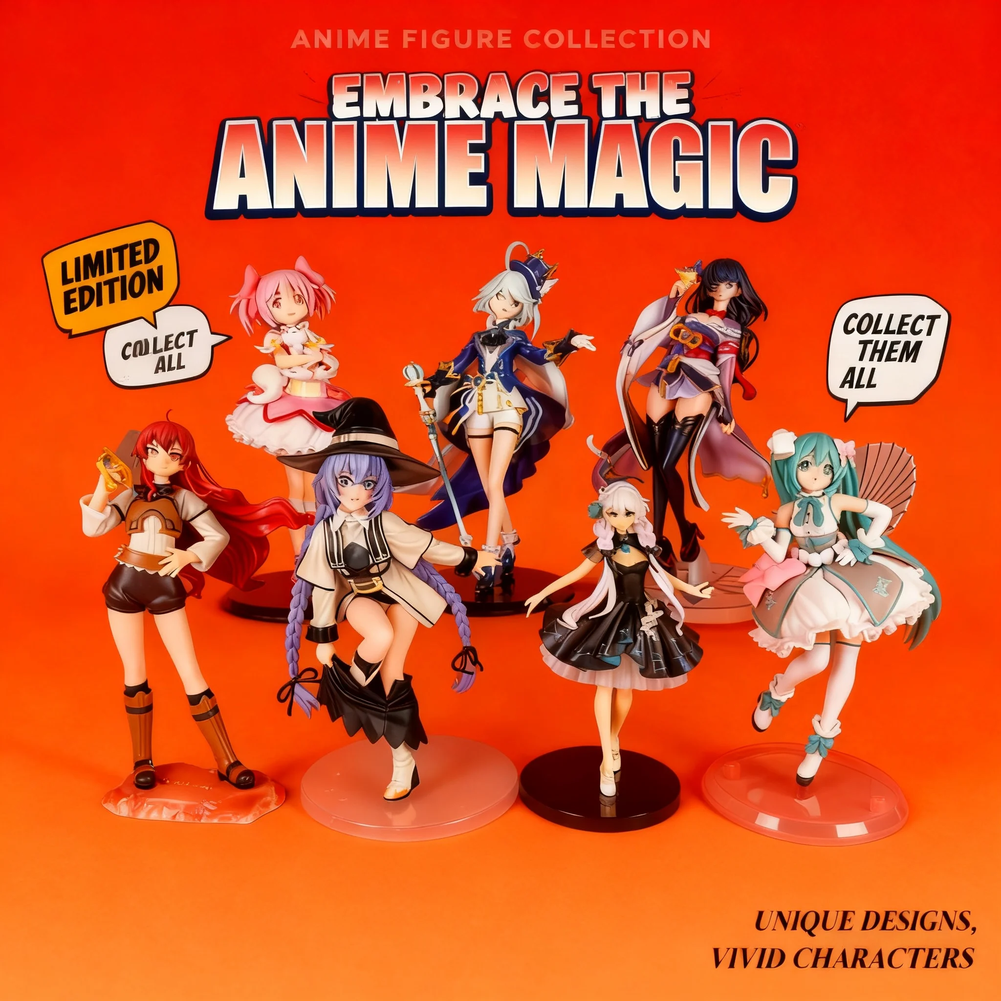ボーカロイド初音ミク-レム-ラム-セーラームーン-奇妙子-アニメフィギュアモデルスタチュードール-コレクタブルギフト-ファン向け