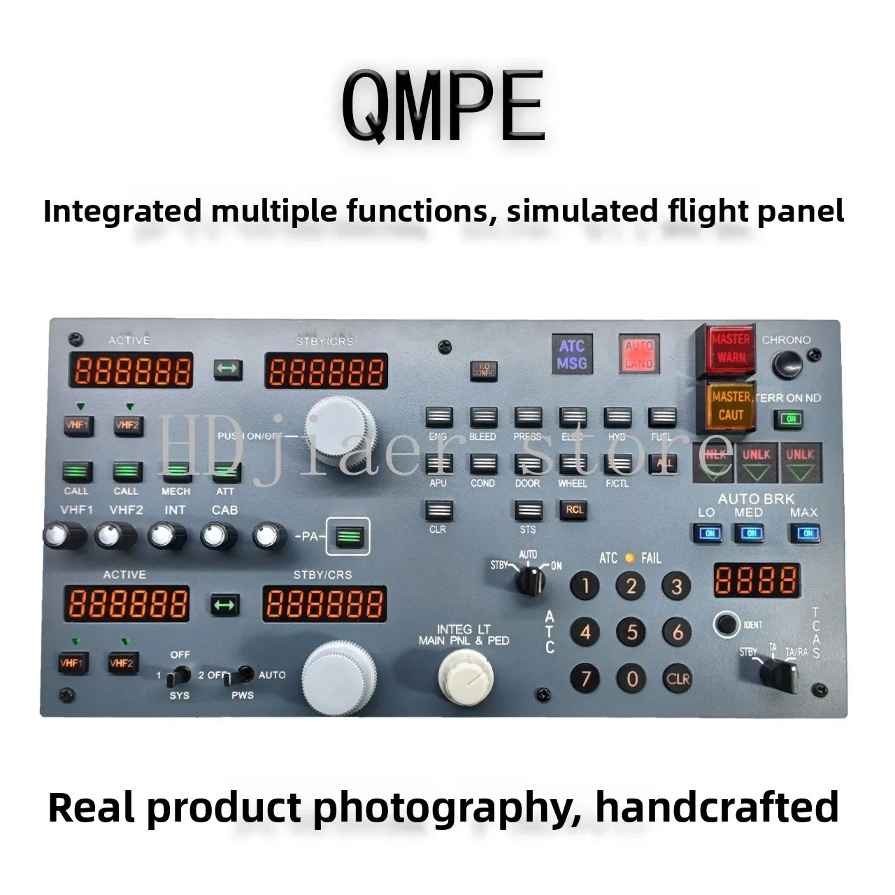 

QMPE integrated panel, Airbus A320 Fenix