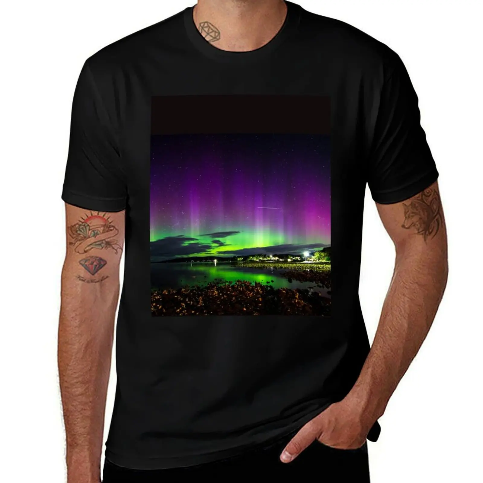 

Australis Aurora cotton shirts t brand T-Shirt shirt man tshirt men 100% anime 1/2 graphic t luxury