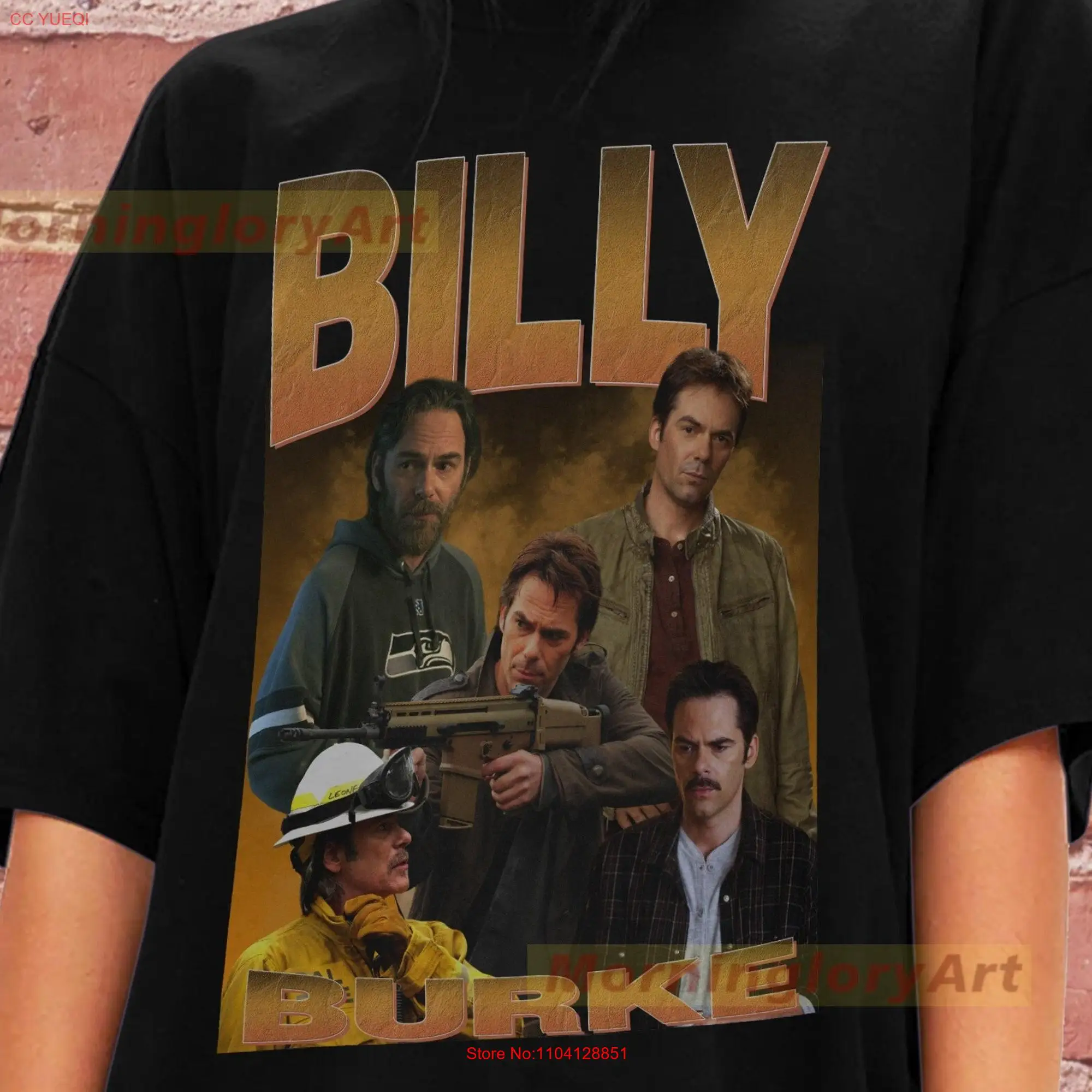 Billy Burke T Shirt SweaT Sweater Cotton Clothing long or short sleeves