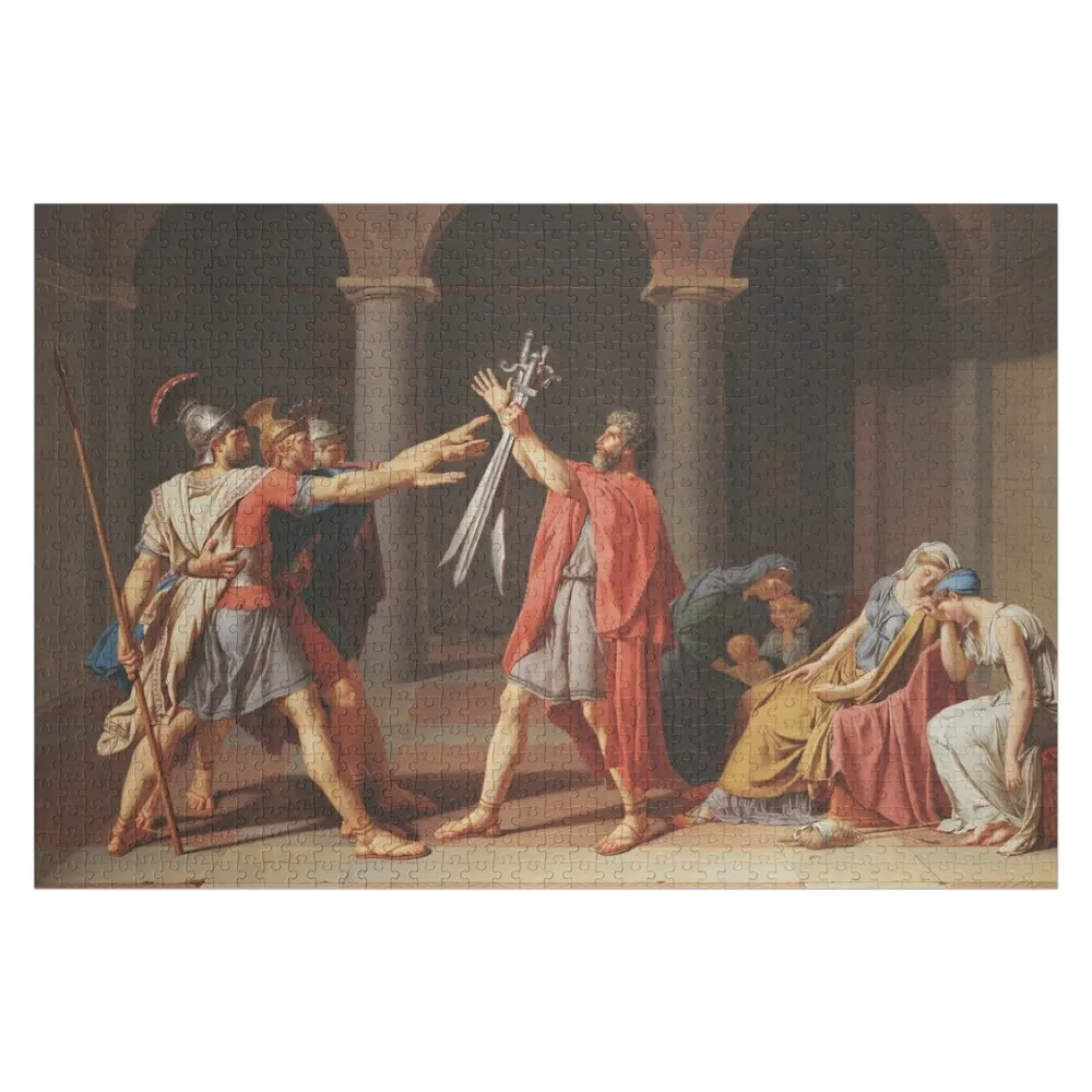 

Jacques-Louis David - Oath of the Horatii (Le Serment des Horaces) (1784) Jigsaw Puzzle Custom Photo Personalised Toys Puzzle