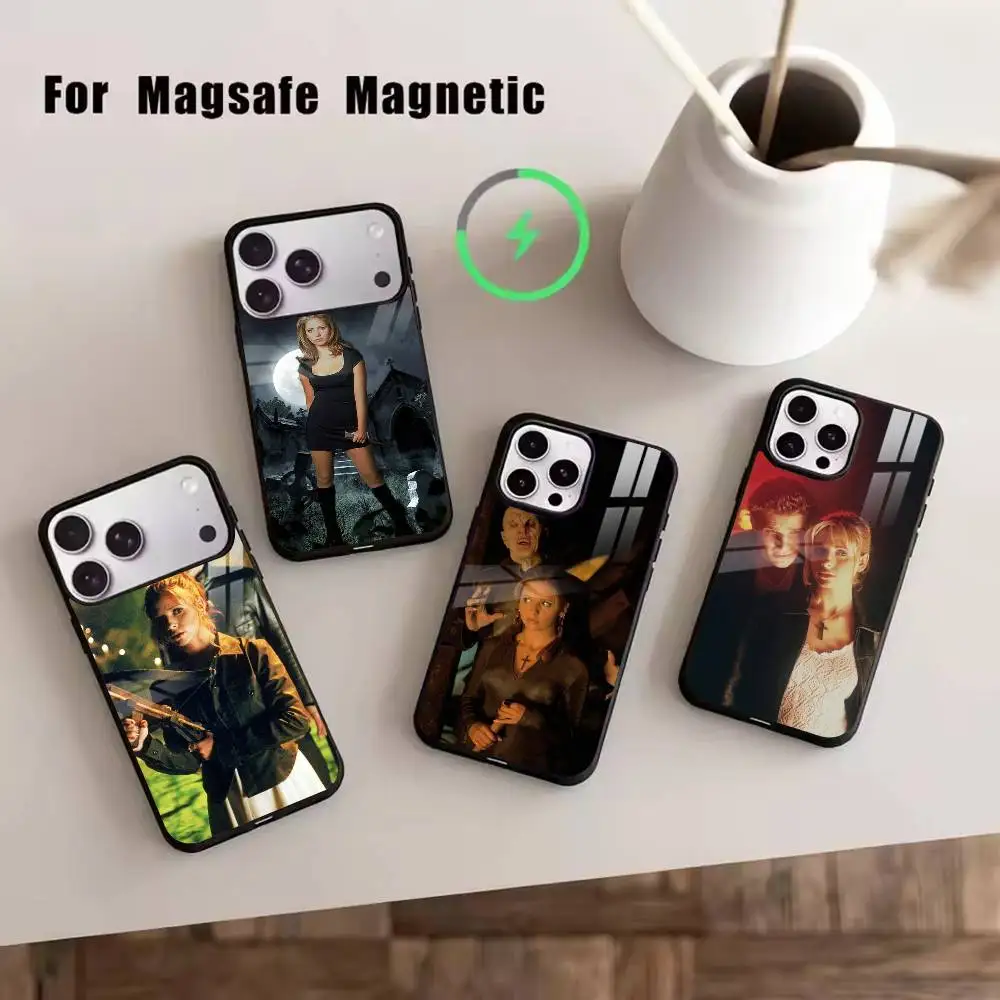 

Movie Buffy Phone Case For iPhone17,16,15,14,13,12,11 Plus,Pro Magnetic with Magsafe Wireless Charging