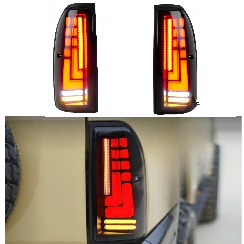 Задние светодиодные фонари для Toyota Prado 3400 LC90 LC95 2700 1996-2002 годов выпуска, стоп-сигналы, указатели поворота, аксессуары.