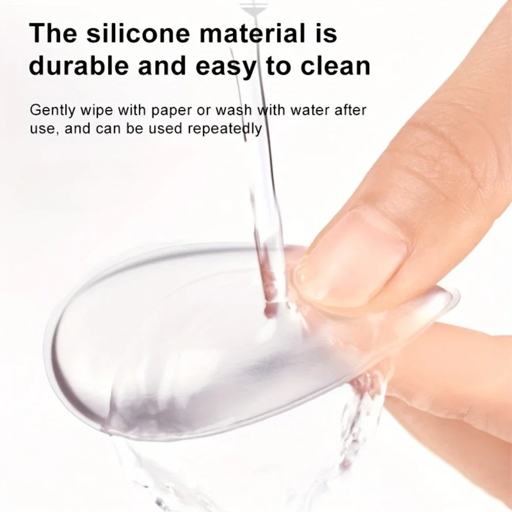 1 قطعة المسيل للدموع على شكل سيليكون ماكياج الإسفنج غير ماصة قابلة لإعادة الاستخدام لكريم الأساس المخفي أحمر الخدود سهلة التنظيف حفظ ماكياج أداة