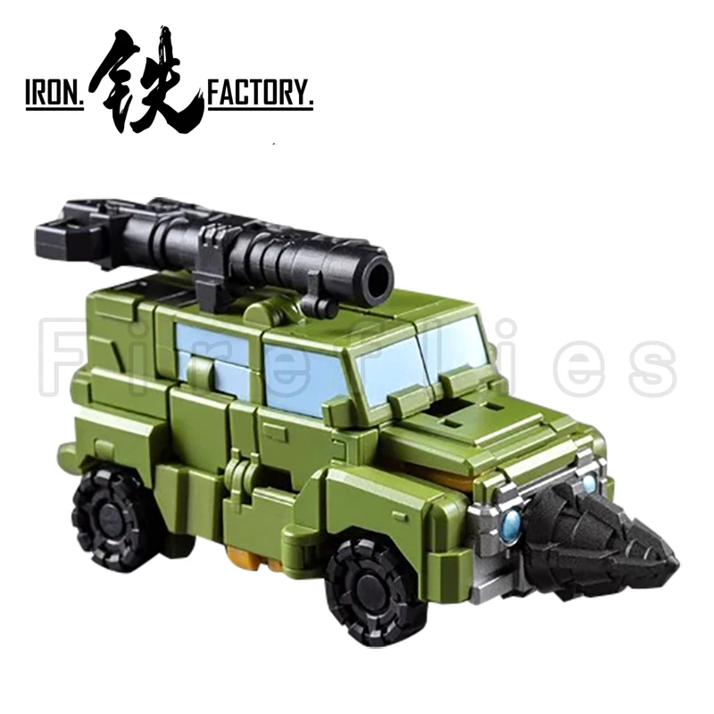 10cm Iron Factory Transformation Robot Action Figure IF EX-64 Resolute Defender Anime Toy For Gift Free Shipping