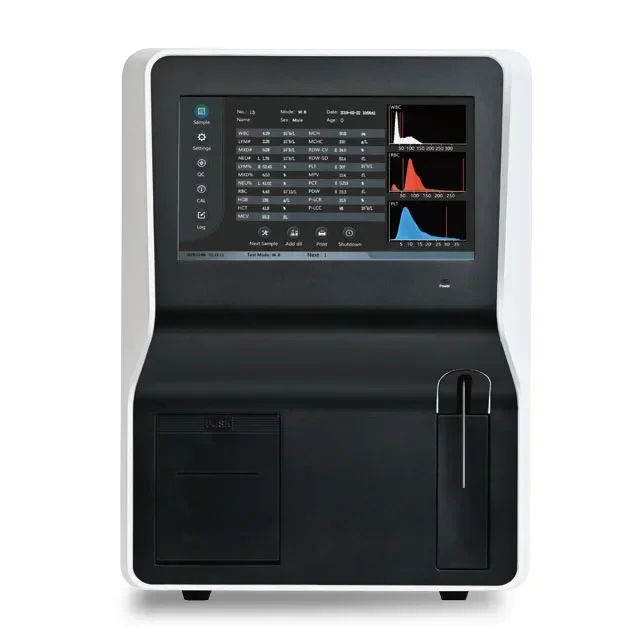 HMA-3000 Laboratory Instrument Large LCD Touch Screen 3 Part Automatic Hematology Haematology Analyzer