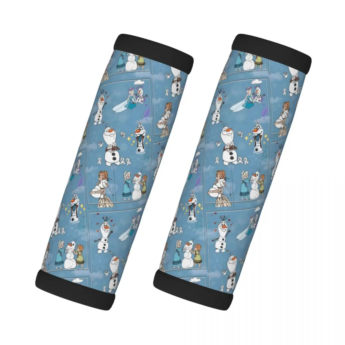 

Custom Frozen Cartoon Luggage Handle Wrap Suitcase Identifier 2 Pack Refrigerator Handle