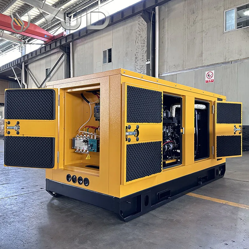 Generador Diésel Industrial Silencioso de Bastidor Abierto con Arranque Automático de 100 kW 125 kVA 115 kVA, 1800 RPM, 112 kW 112000 Vatios