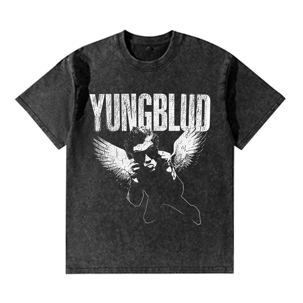 Yungblud Lowlife Album Logo Washed T Shirts Men Women Clothing