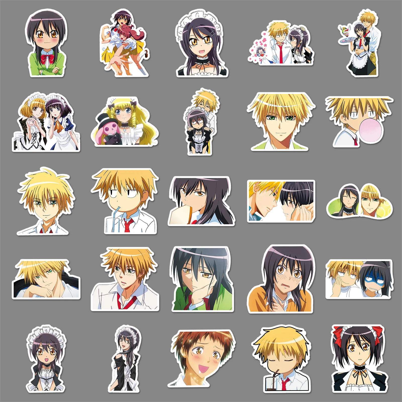 10/30/50 قطعة Kaichou wa Maid-sama أنيمي الأجهزة الطرفية DIY بها بنفسك الغيتار الهاتف كوب ماء الكمبيوتر المحمول سكيت ملصقات الزخرفية مقاوم للماء