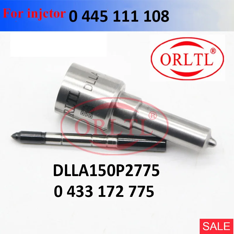 

Форсунка для дизельного топлива DLLA150P2775 0 0445111108 445 111 108 DLLA 433 P 172 775