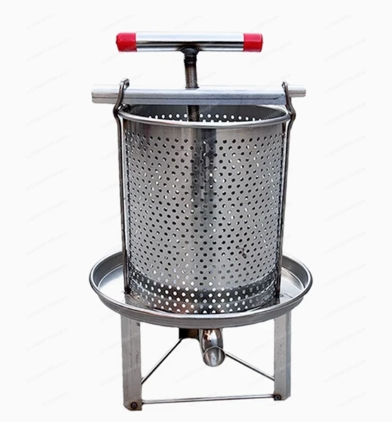 Mesh Honey Press Machine Manual Honey Extractor Beekeeping Tool Stainless Steel Fruit Juice Wine Olive Oil Cheese Presser