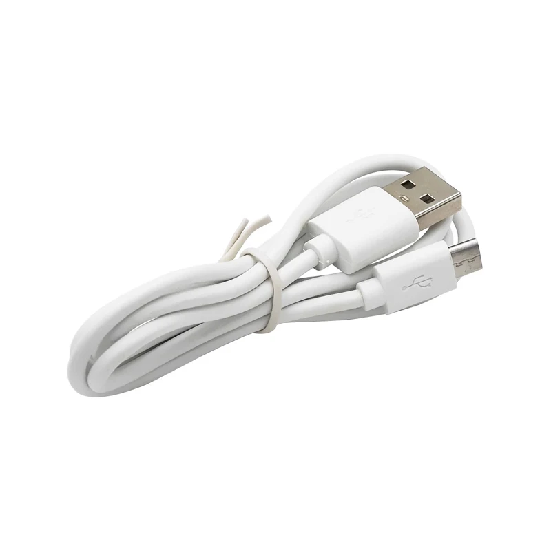 2~100Pcs Universal Micro Data Cable Micro Interface Charging Cable Quad Core White 2A Line Length 1M
