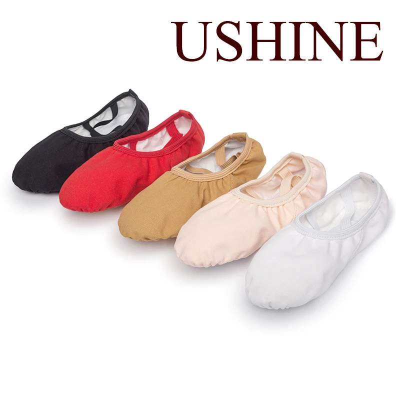 

Girls Ballet Shoes For Woman Ballerina Shoes Ballet Flats Women Canvas Soft Sole Dance Slippers Children Practise Dance Shoes