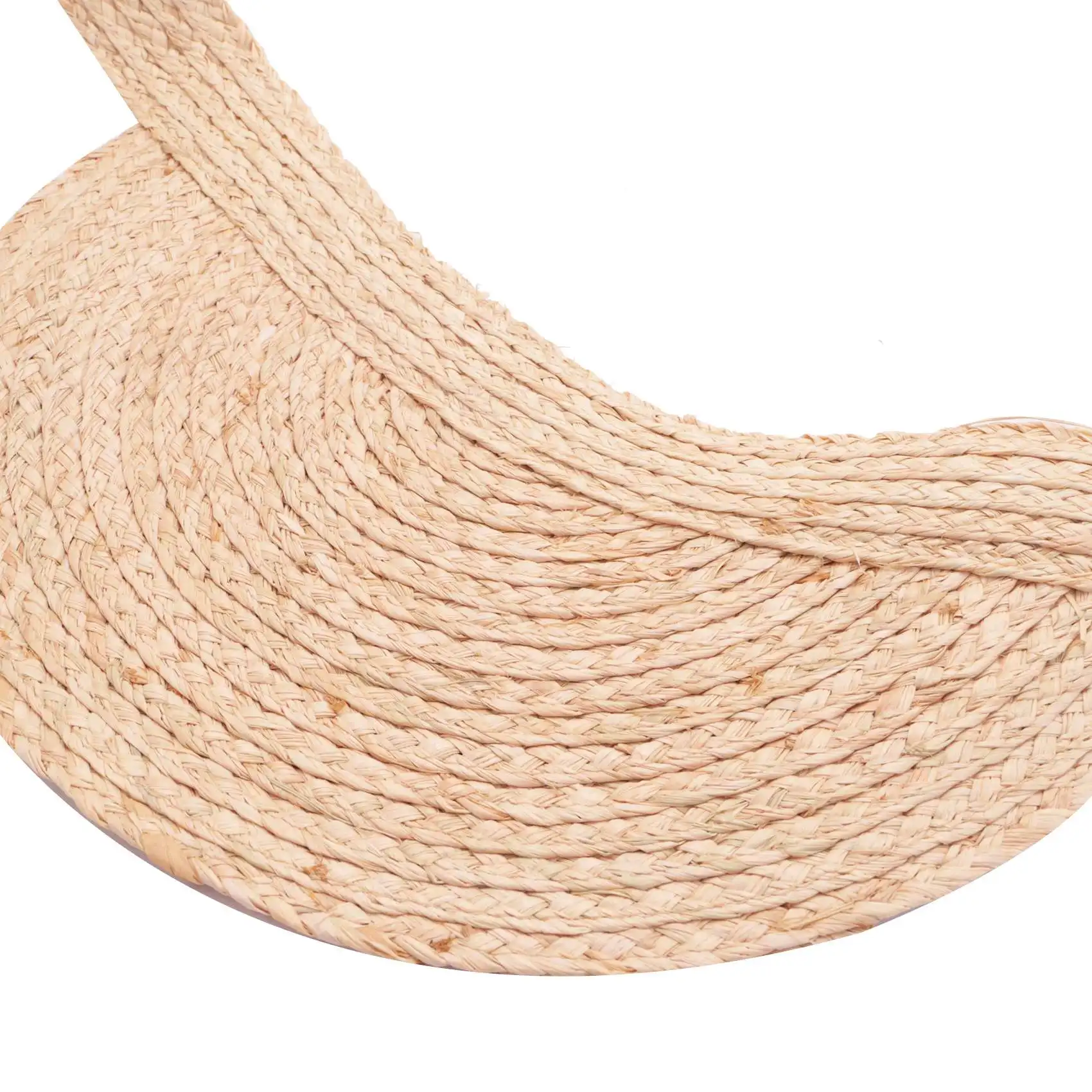 A51M-Ladies Anti-Uv Roll Up Sun Visor Hat Women Straw Raffia Sun Visor Caps
