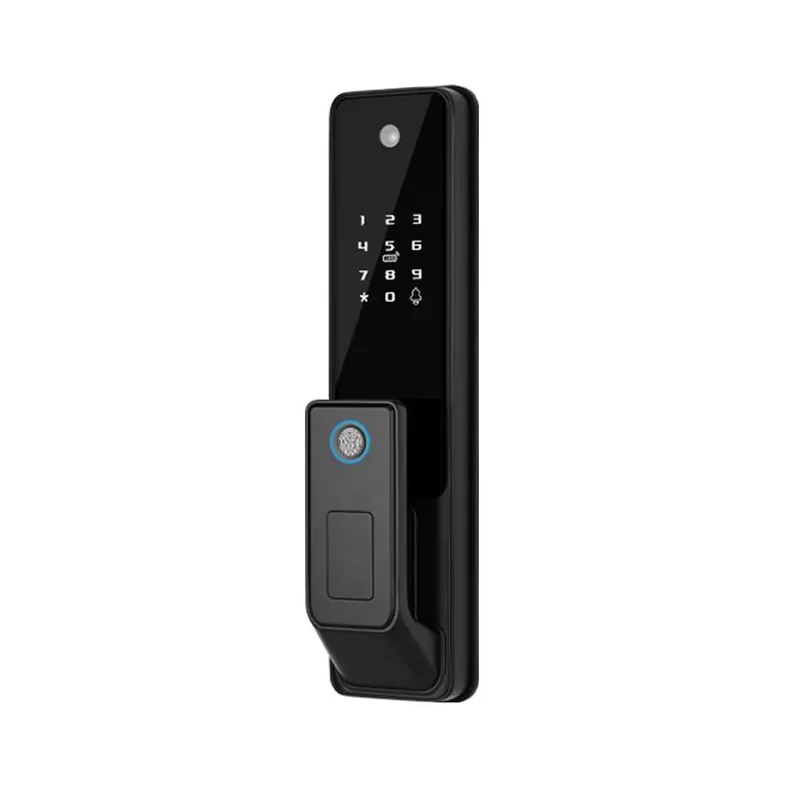 

July003 Tuya WIFI умный дверной замок G1 PRO полностью автоматический индукционный замок высокой четкости «кошачий глаз» из цинкового сплава поддерживает карту памяти