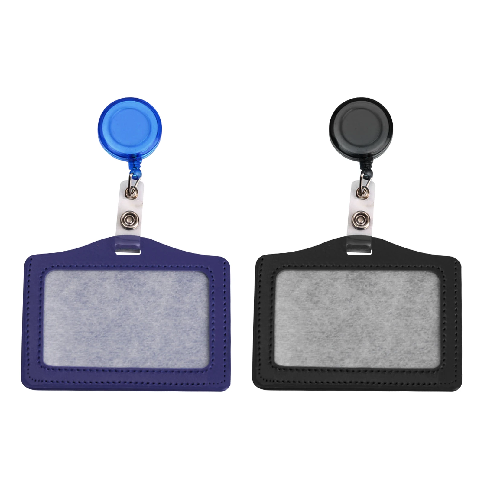 سلسلة مفاتيح من جلد البولي يوريثين قابلة للطي للطلاب ، شارة المدرسة ، أزياء المعلم ، حامل بطاقة الهوية ، مشبك حزام ، نافذة شفافة ، ممرضة ، 2