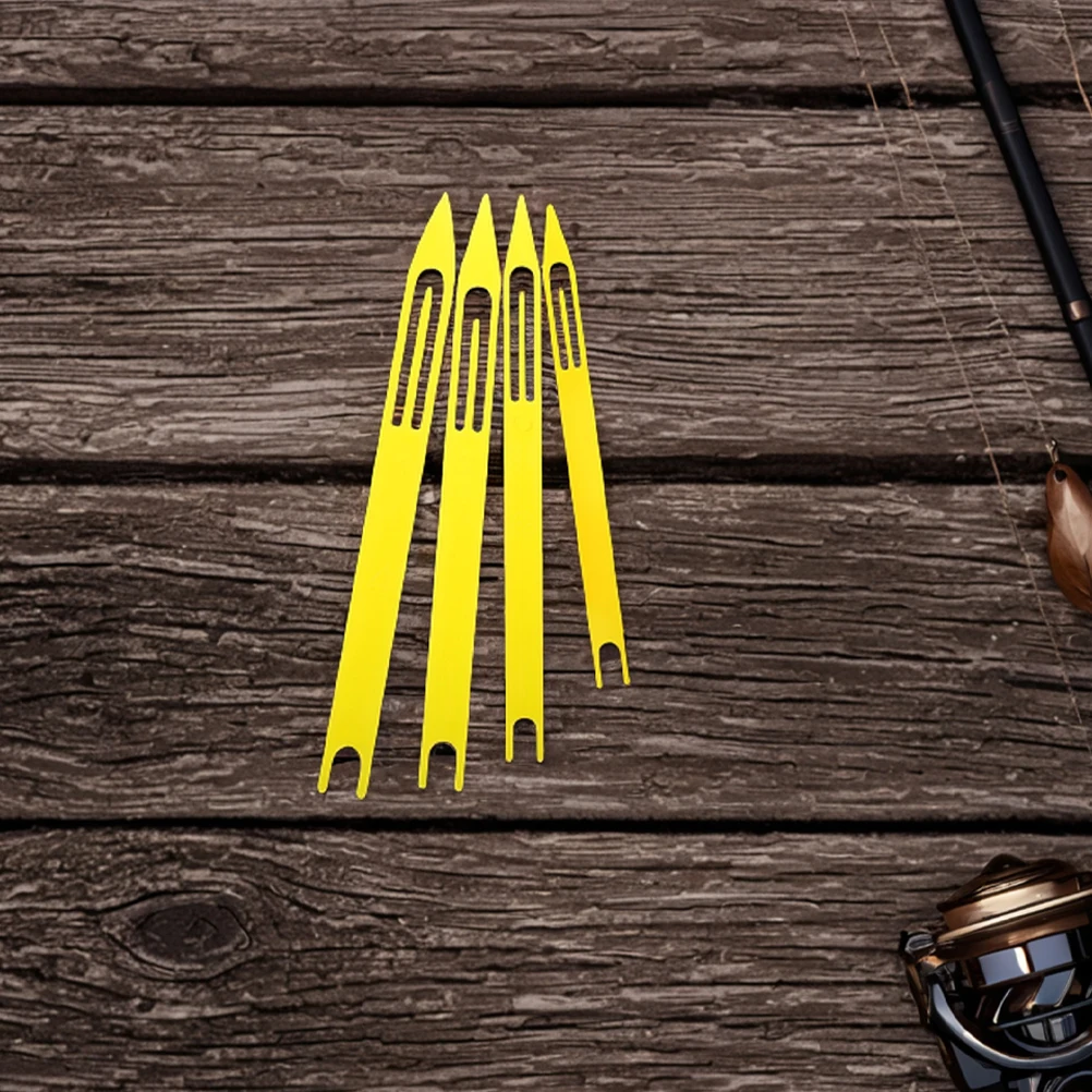 

40Pcs Fishing Net Mending Shuttles Plastic Repair Tools Lightweight Durable Handheld Needles for Net Repair Weaving Casting