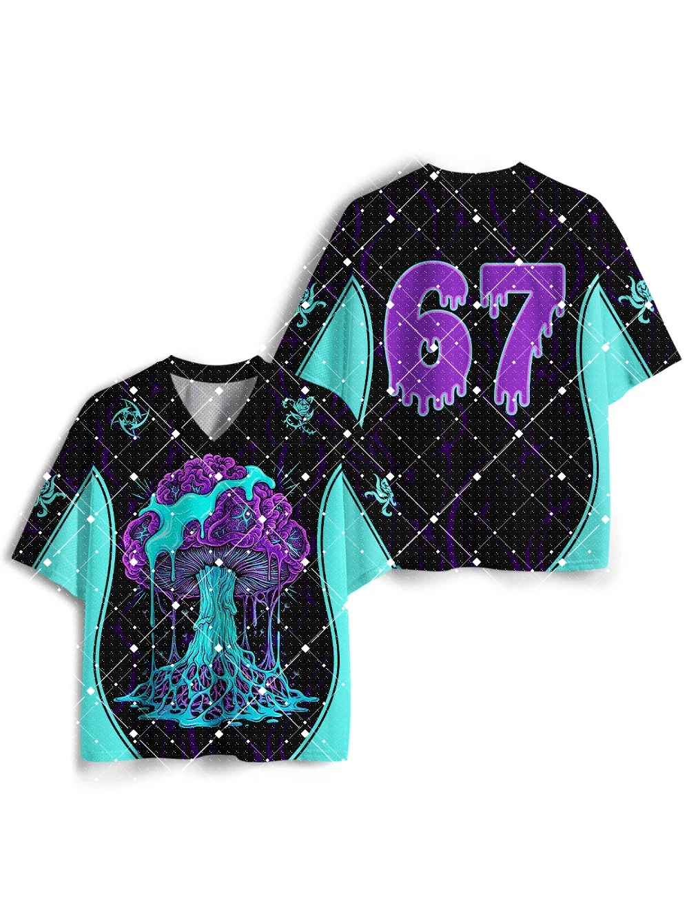 3dV Leading Gothic Wind Speed Dry Trendy Fashion Speed Dry T-shirt, The First Choice for Sports and Leisure