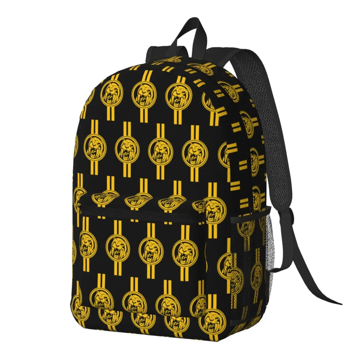 

Saber-Toothed Tiger Dinozord Coin Backpack Daypack Large Capacity Kids BookBag School Bag Shoulder Bags for Men Women