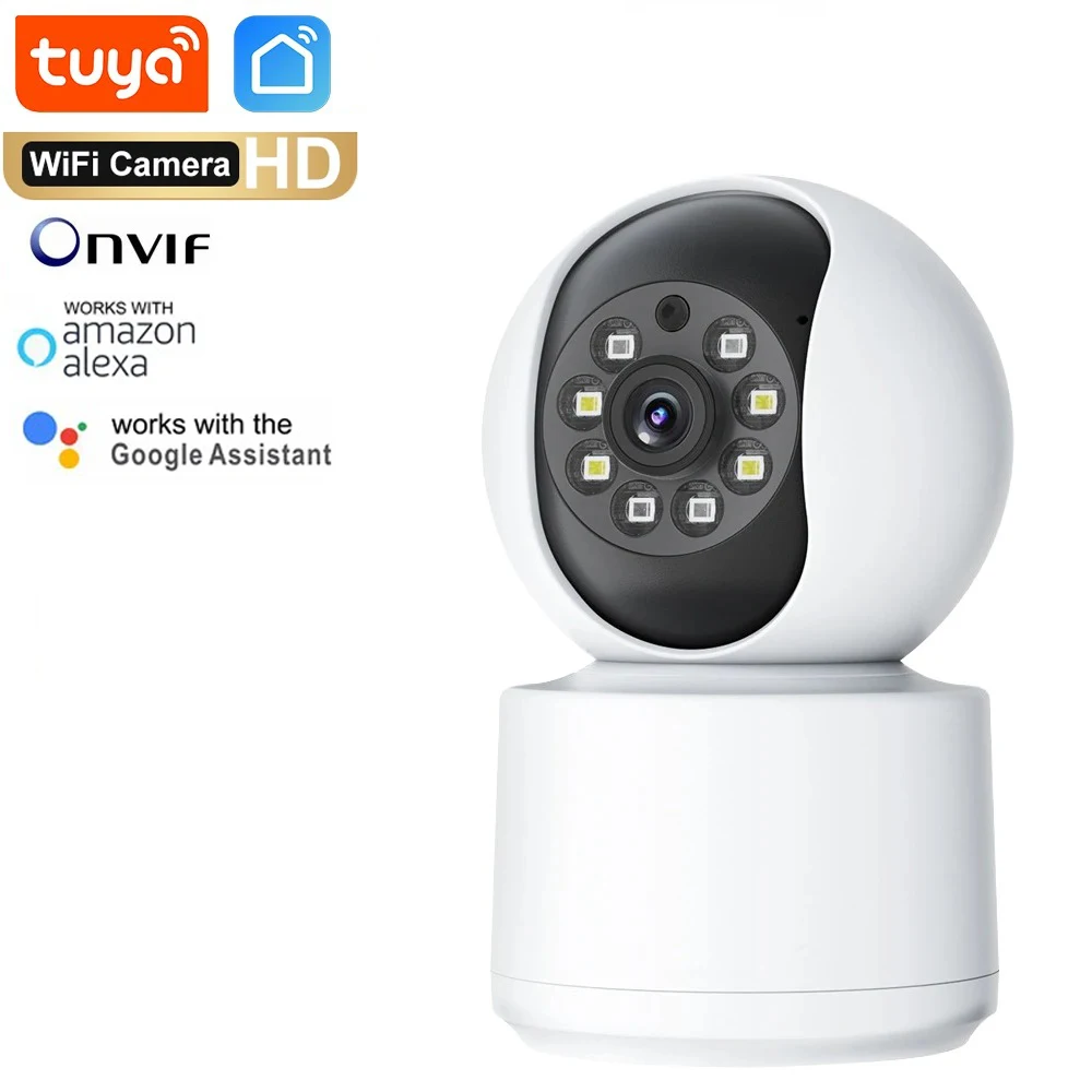 WiFi IP Camera Indoor Tuya Smart Life APP Wireless Surveillance Auto Tracking Of Human Home Security CCTV Baby Pet Monitor Home