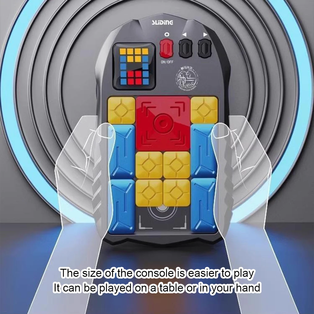 Quebra-cabeças eletrônicos para crianças, blocos de construção, brinquedos para todas as idades em qualquer lugar, quebra-cabeça cerebral, jogos de skate